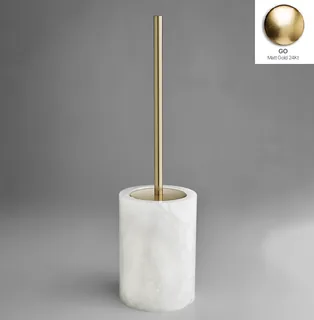 Ёршик, 3SC, Baster Round, шгв 115*115*400, цвет-Matt Gold 24Kt, колба-Alabaster
