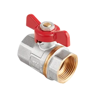 Кран шаровой, AquaHit, 1/2", ВВ, PN 25, ручка-бабочка (БГГ)