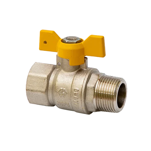 Кран шаровой, Premium, 1/2", НВ, PN 25, ручка-бабочка, газовый