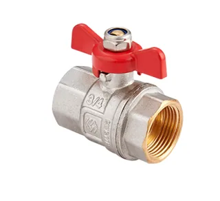 Кран шаровой, Premium, ГОСТ, 3/4", ВВ, PN 40, ручка-бабочка