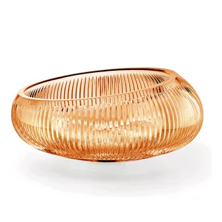 Раковина, 3SC, Fontana, шгв 420*420*160, отверстия для смесителя-отсутствуют, цвет-Ambra/фурнитура-Gold Polished 24Kt