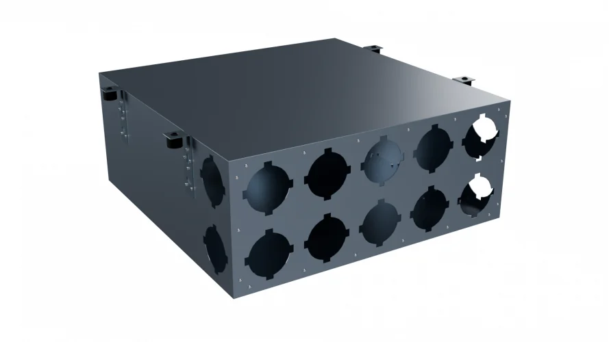 Коллектор, Flexag CMP-FLD 200/90x10, вентиляционный, D200, на 10/14 выxодов, без фланцев
