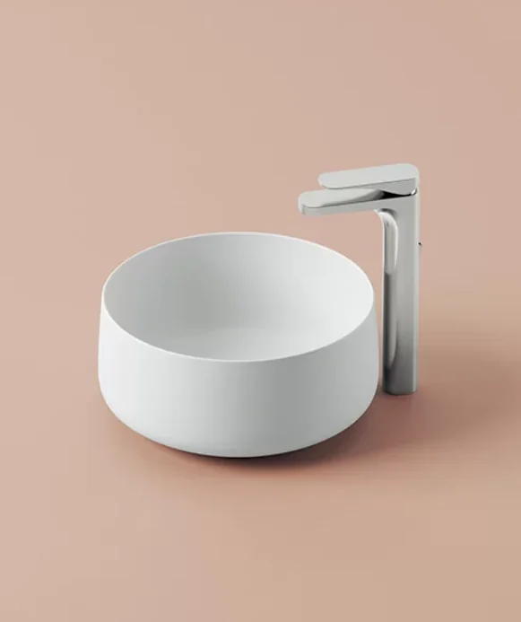 Раковина, Artceram, Cognac, шгв 350*350*160, отверстия для смесителя-отсутствуют, Saniglaze, цвет-белый (Товар заказной, возврату не подлежит)