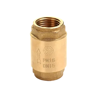 Клапан обратный, Premium, 2", ВВ, PN 16, с латунным сердечником