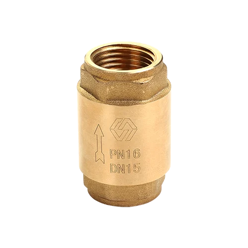 Клапан обратный, Premium, 2", ВВ, PN 16, с латунным сердечником