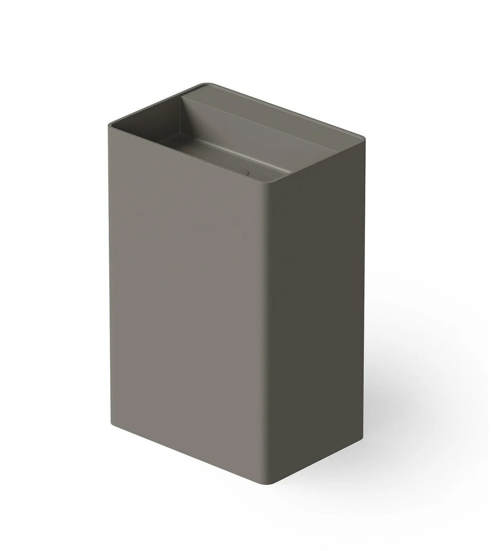 Раковина, DEA Design, Pedestal Basin, шгв 600*420*900, отверстия для смесителя-отсутствуют, цвет-Grey Matt (Товар заказной, возврату не подлежит)