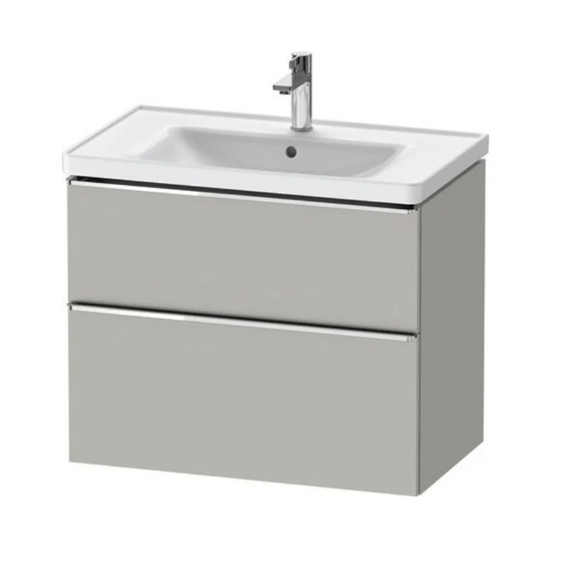 Тумба под раковину, Duravit, D-Neo, шгв 784*452*625, D-Neo, раковина-необходимо заказать, цвет-бетонно-серый матовый
