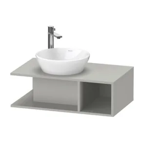 Тумба под раковину, Duravit, D-Neo, шгв 800*480*260, 1 открытое отделение справа, раковина-необходимо заказать, цвет-бетонно-серый матовый