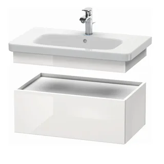 Тумба под раковину, Duravit, Durastyle, шгв 1130*448*282, раковина-необходимо заказать, цвет-белый матовый
