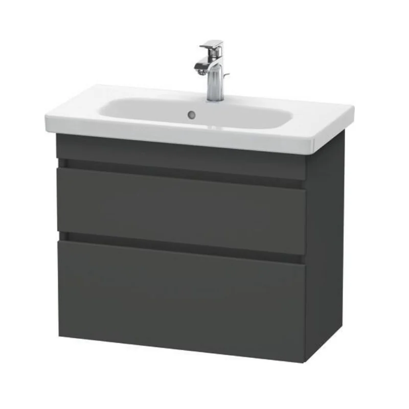 Тумба под раковину, Duravit, Durastyle, шгв 730*368*610, раковина-необходимо заказать, цвет-графит матовый