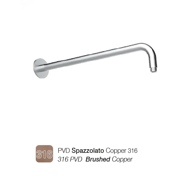 Держатель верхнего душа, Almar, 316 Stalnless Steel, цвет-Copper Brushed PVD 316 (Товар заказной, возврату не подлежит)
