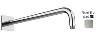 Держатель верхнего душа, Almar, Shower Arms, цвет-Brushed Nickel (Товар заказной, возврату не подлежит)