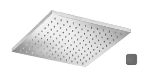 Верхний душ, Almar, Shower Heads with arm, 303*303, цвет-Gun Metal Brushed PVD (Товар заказной, возврату не подлежит)