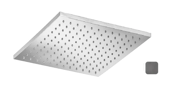 Верхний душ, Almar, Shower Heads with arm, 303*303, цвет-Gun Metal Brushed PVD (Товар заказной, возврату не подлежит)