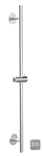 Штанга для душа, Almar, 316 Stainless Steel, 900, цвет-316 Stainless Steel (Товар заказной, возврату не подлежит)