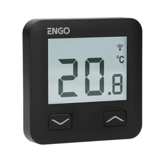 Электронный программируемый терморегулятор, Engo Controls, управляемый через интернет, Wi-Fi, черный