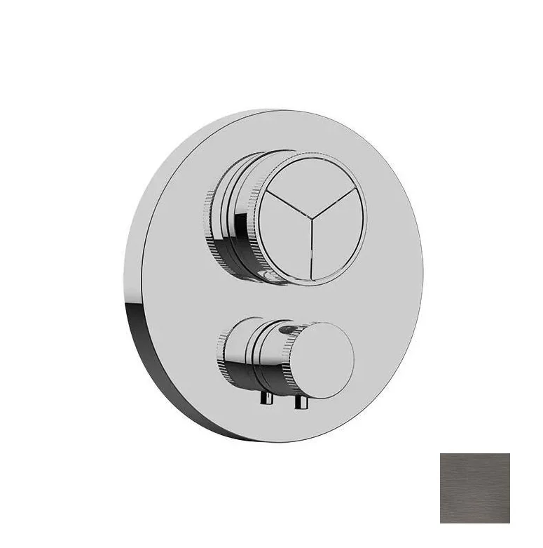 Смеситель для душа, Almar, Core, на 3 потребителя, цвет-Gun Metal Brushed PVD (Товар заказной, возврату не подлежит)