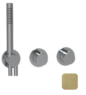 Смеситель для душа, Almar, Water Control Modular, на 2/3 потребителя, цвет-High Brass Brushed PVD (Товар заказной, возврату не подлежит)