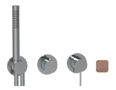 Смеситель для душа, Almar, 316 Stalnless Steel, на 2/3 потребителя, цвет-Copper Brushed PVD (Товар заказной, возврату не подлежит)