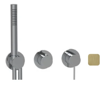 Смеситель для душа, Almar, Water Control Modular, на 2/3 потребителя, цвет-High Brass Brushed PVD (Товар заказной, возврату не подлежит)