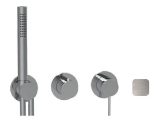 Смеситель для душа, Almar, 316 Stainless Steel, на 2/3 потребителя, цвет-Brushed Nickel (Товар заказной, возврату не подлежит)