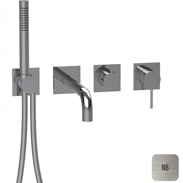 Смеситель для ванны и душа, Almar, Water Control Modular, цвет-никель брашированный (Товар заказной, возврату не подлежит)