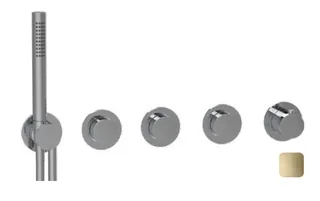 Смеситель для душа, Almar, Water Control Modular, на 3 потребителя, цвет-Polished Gold (Товар заказной, возврату не подлежит)