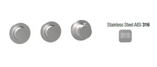Смеситель для душа, Almar, 316 Stalnless Steel, на 2 потребителя, цвет-Stainless Steel AISI 316 (Товар заказной, возврату не подлежит)