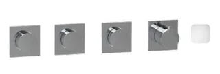 Смеситель для душа, Almar, Water Control Modular, на 3 потребителя, цвет-белый матовый (Товар заказной, возврату не подлежит)