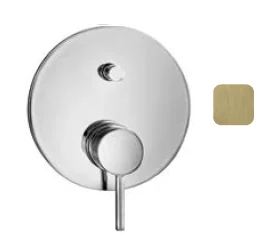 Смеситель для душа, Almar, Core, на 2 потребителя, цвет-High Brass Brushed PVD (Товар заказной, возврату не подлежит)