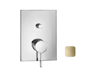 Смеситель для душа, Almar, Core, на 2 потребителя, с переключателем, цвет-Gold Polished PVD (Товар заказной, возврату не подлежит)