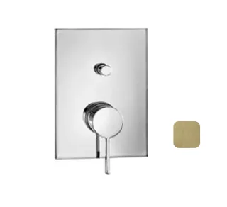 Смеситель для душа, Almar, Core, на 2 потребителя, с переключателем, цвет-High Brass Brushed PVD (Товар заказной, возврату не подлежит) — иконка