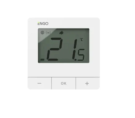 Терморегулятор, Engo Controls, E20i, накладной, беспроводной, Wi-Fi, управляемый через интернет, батареи 2хАА+220 В, белый (ст.арт. E20iWWIFI)