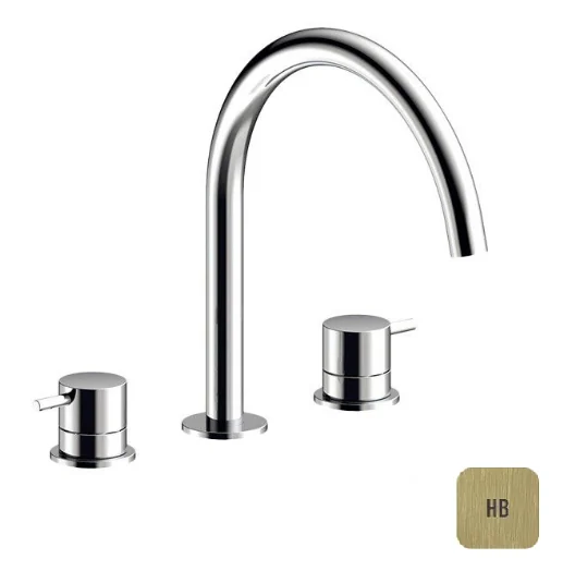 Смеситель для раковины, Almar, цвет-High Brass Brushed PVD (Товар заказной, возврату не подлежит)