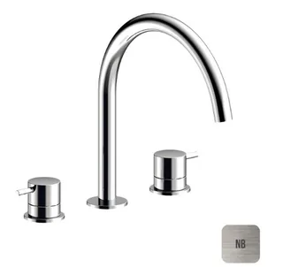Смеситель для раковины, Almar, цвет-Nickel Brushed (Товар заказной, возврату не подлежит)