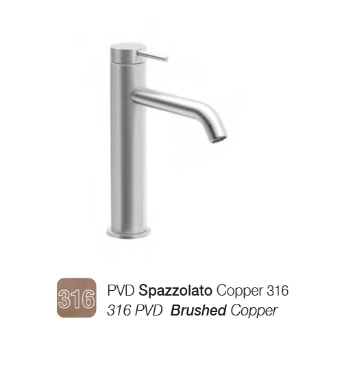 Смеситель для раковины, Almar, на раковину/столешницу, цвет-Copper Brushed PVD 316 (Товар заказной, возврату не подлежит)