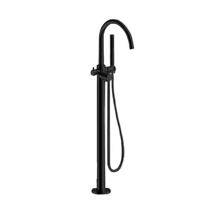 Смеситель для ванны и душа, Almar, напольный, цвет-Absolute Black Brushed PVD (Товар заказной, возврату не подлежит) — иконка
