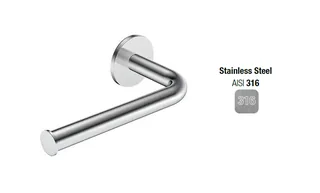 Бумагодержатель, Almar, Collezione 316, шв 147*49, цвет-Stainless Steel AISI 316 (Товар заказной, возврату не подлежит)