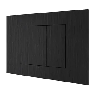 Клавиша смыва, Almar, WC Plate, для унитаза, шгв 245*5*165, цвет-Absolute Black Brushed PVD (Товар заказной, возврату не подлежит)
