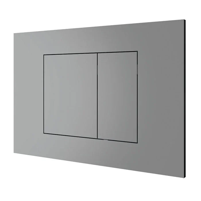 Клавиша смыва, Almar, WC Plate, для унитаза, шгв 245*5*165, цвет-Brushed Stainless Steel (Товар заказной, возврату не подлежит)