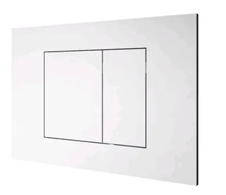 Клавиша смыва, Almar, WC Plate, для унитаза, шгв 245*5*165, цвет-белый матовый (Товар заказной, возврату не подлежит)