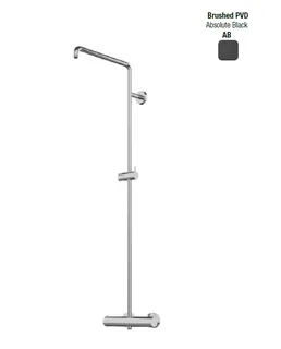 Душевая стойка, Almar, Shower Columns, цвет-Absolute Black Brushed PVD (Товар заказной, возврату не подлежит) — иконка