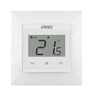Терморегулятор, Engo Controls, проводной, встраиваемый, программируемый, белый (ст.арт. E55W230WIFI) — иконка