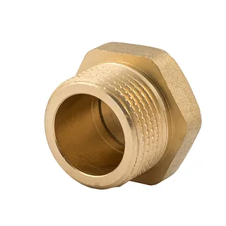 Заглушка, ELSEN, Metalit, Н, 1", латунь