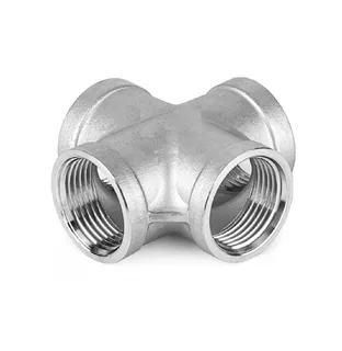 Крестовина, ELSEN, Tin plated Metalit, ВВ, 1", латунь с покрытием TIN (олово), равнопроходная, CN