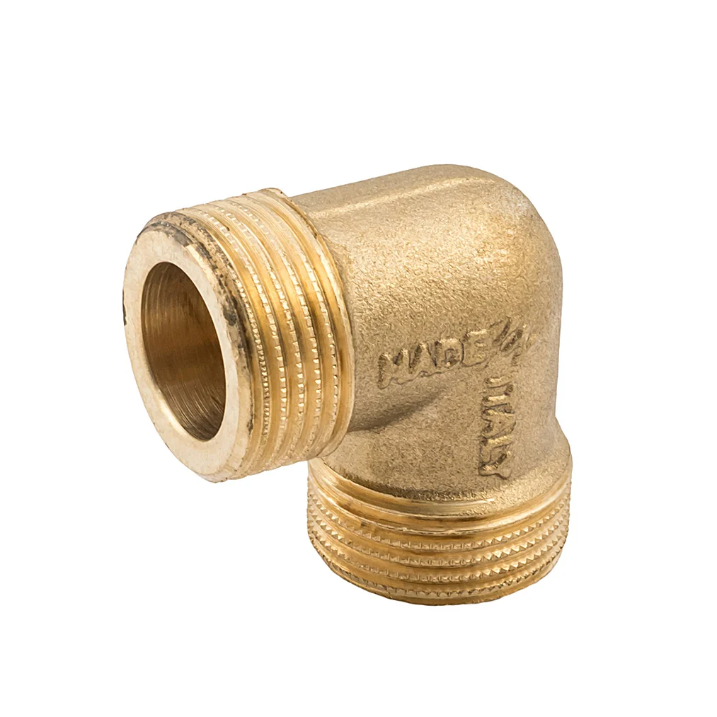 Угольник, ELSEN, Metalit, 90°, НН, 1", 1", латунь