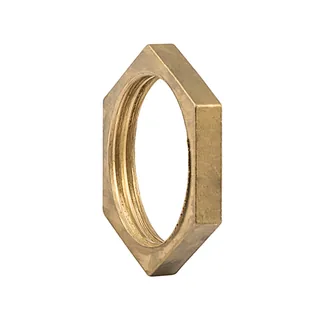 Гайка стопорная, ELSEN, Metalit, В, 1/2", латунь, без фланца