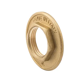 Гайка стопорная, ELSEN, Metalit, В, 1/2", латунь, с фланцем — иконка