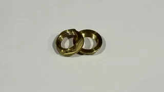 Гайка стопорная, ELSEN, Metalit, В, 1/2", латунь, с фланцем, CN