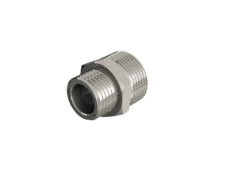 Ниппель, ELSEN, Tin plated Metalit, НН, 1/4", 1/2", латунь с покрытием TIN (олово), переходной, CN